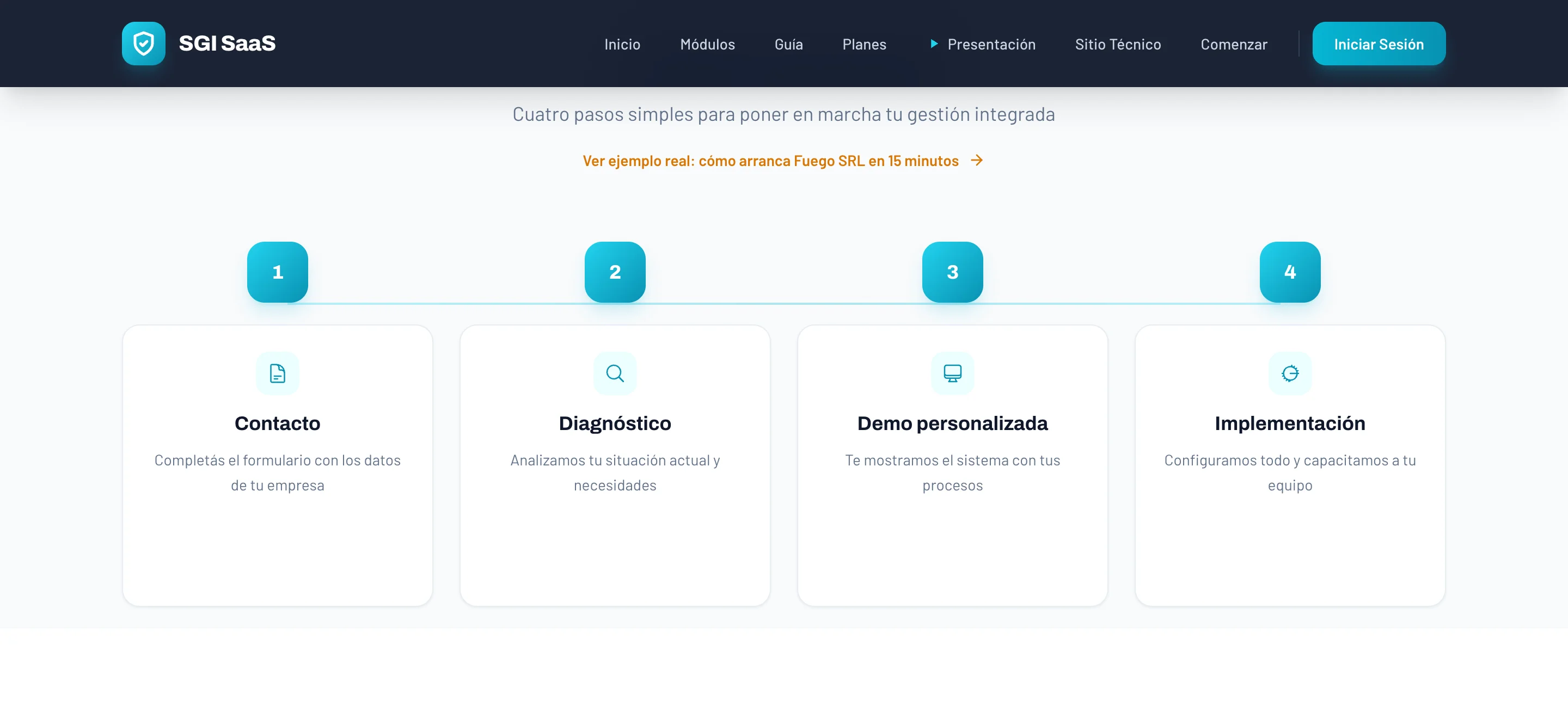 Formulario completado por Patagonia Wireline con todos los modulos